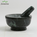 cheap price 15cm black color natural stone chocolate stone grinder